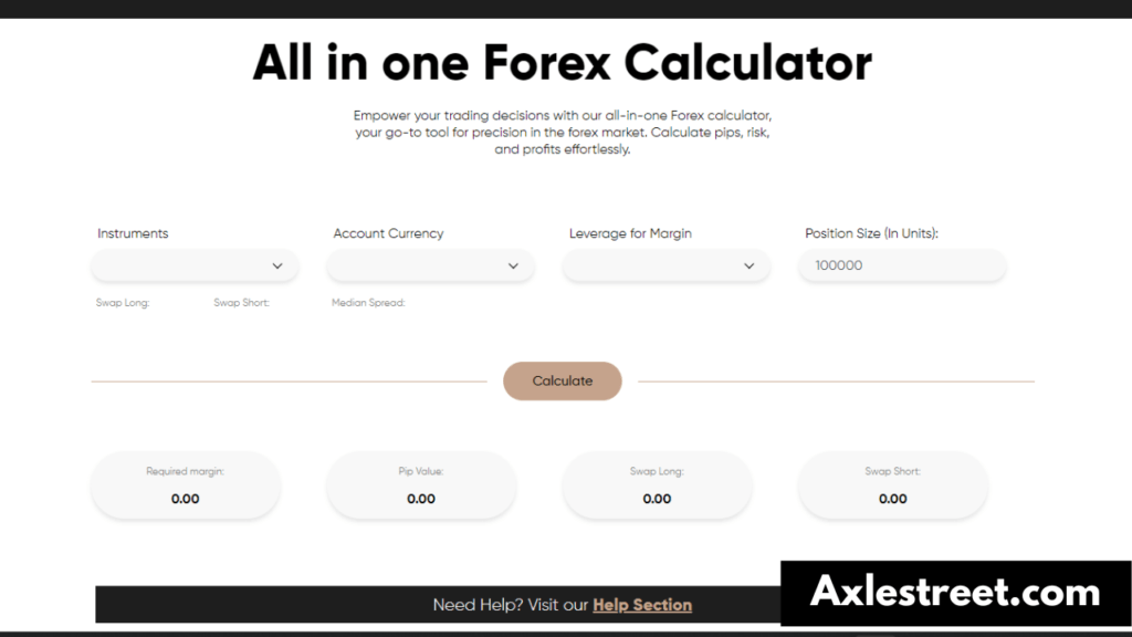 All in one forex calculator