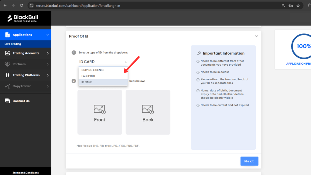BlackBull Markets account opening guide in 2025 11 proof of id
