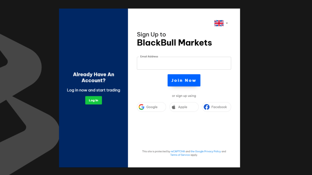 BlackBull Markets account opening guide in 2025 4 sign in 6